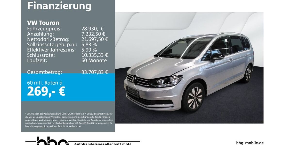 VW Touran 24.832 km 28.930 &euro; Reutlingen 72770