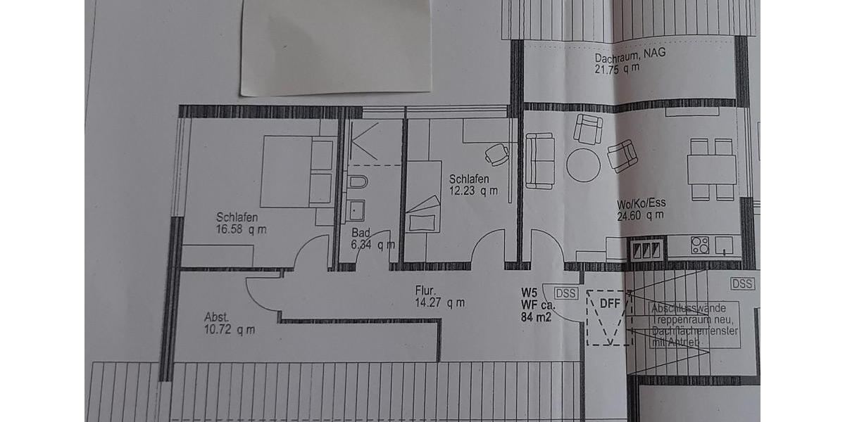 Dachgeschoßwohnung Bernkastel-Kues Kues - 3 Zimmer, 83 m&sup2;, 825&euro; | Angebot:26050575