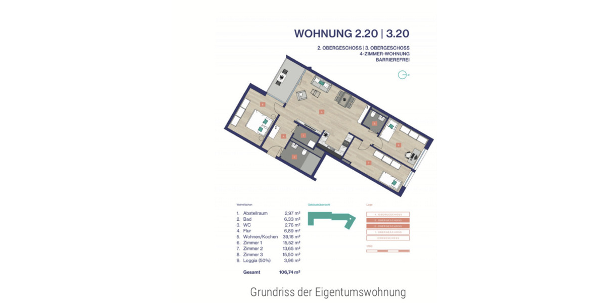 Etagenwohnung Kassel - 4 Zimmer, 107 m&sup2;, 595.000&euro; | Angebot:25272342