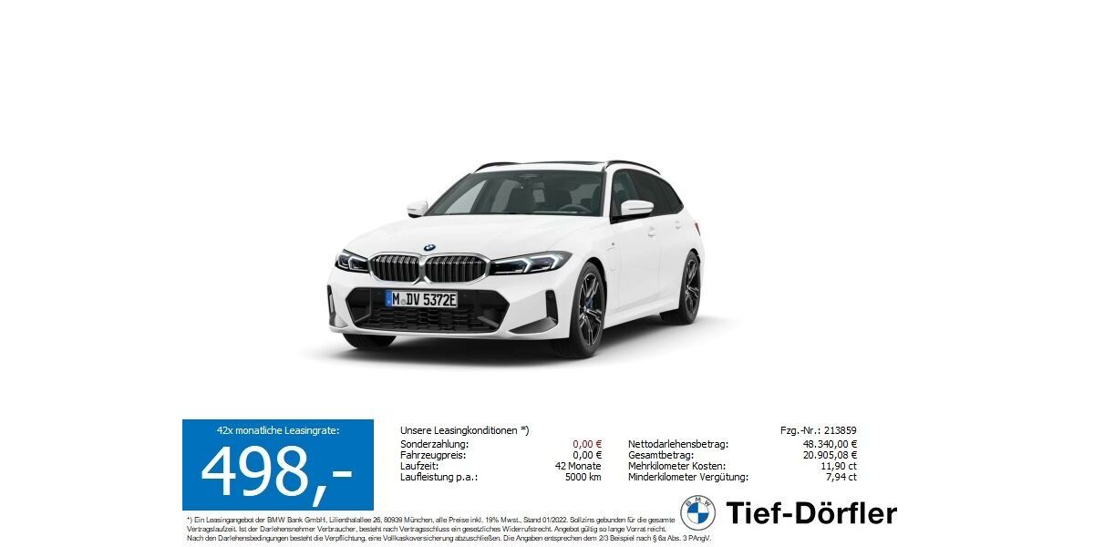 BMW 330 22.280 km 48.340 &euro; Marktsteft 97342
