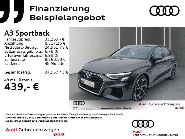 Audi A3 22.992 km 33.269 &euro; Berlin 13581