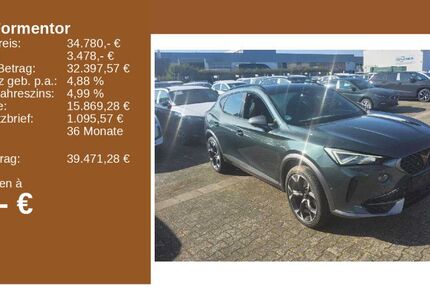 Cupra Formentor 27.501 km 34.780 € Mainz 55129