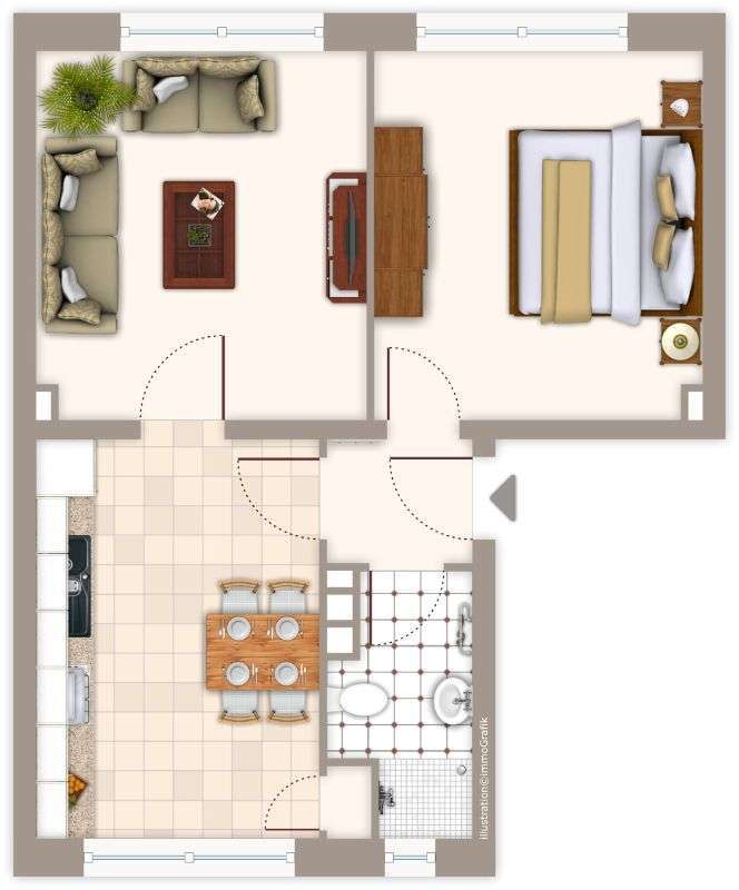 Wohnung zum Mieten in Mönchengladbach 429 € 47.91 m²