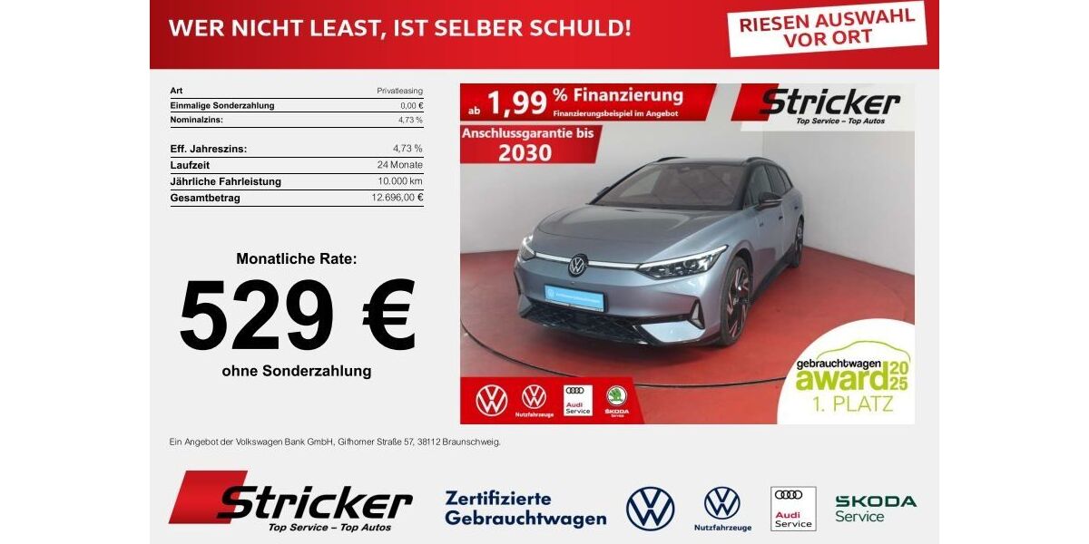 VW ID.7 19.461 km 50.949 € Horn-Bad Meinberg 32805