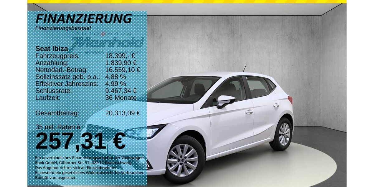 Seat Ibiza 1.010 km 17.550 &euro; Auerbach/Rebesgrün 08209