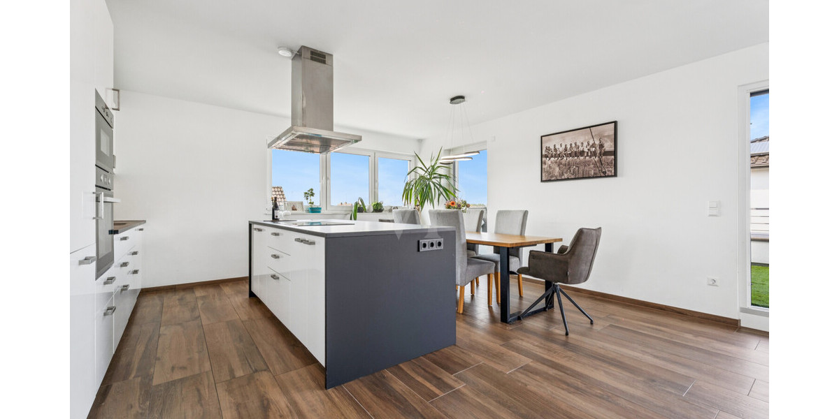 Sundowner auf der Dachterrasse genießen? - Neuwertige Penthousewohnung mit zwei Stellplätzen - Einfamilienhaus Hörstel Hörstel | Angebot:26659002