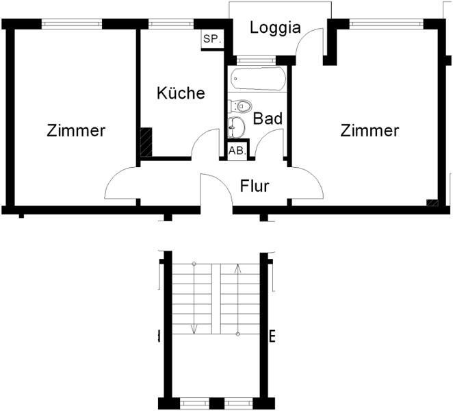 Umzug gefällig? Günstige 2-Zi.-Wohnung
