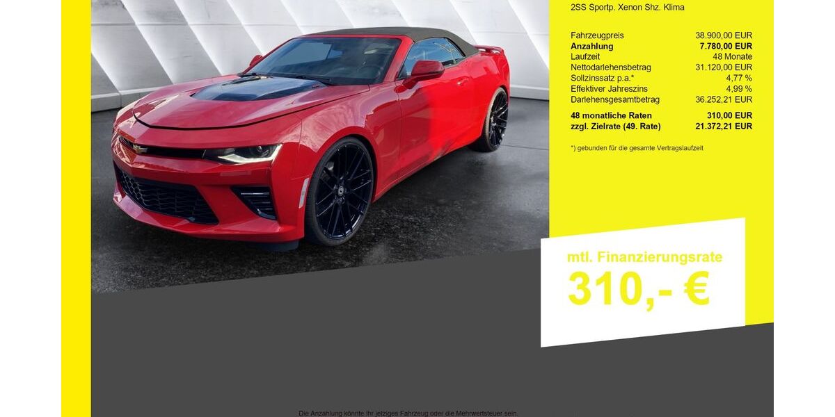 Chevrolet Camaro 66.476 km 38.900 &euro; Berlin-Französisch Buchholz 13127