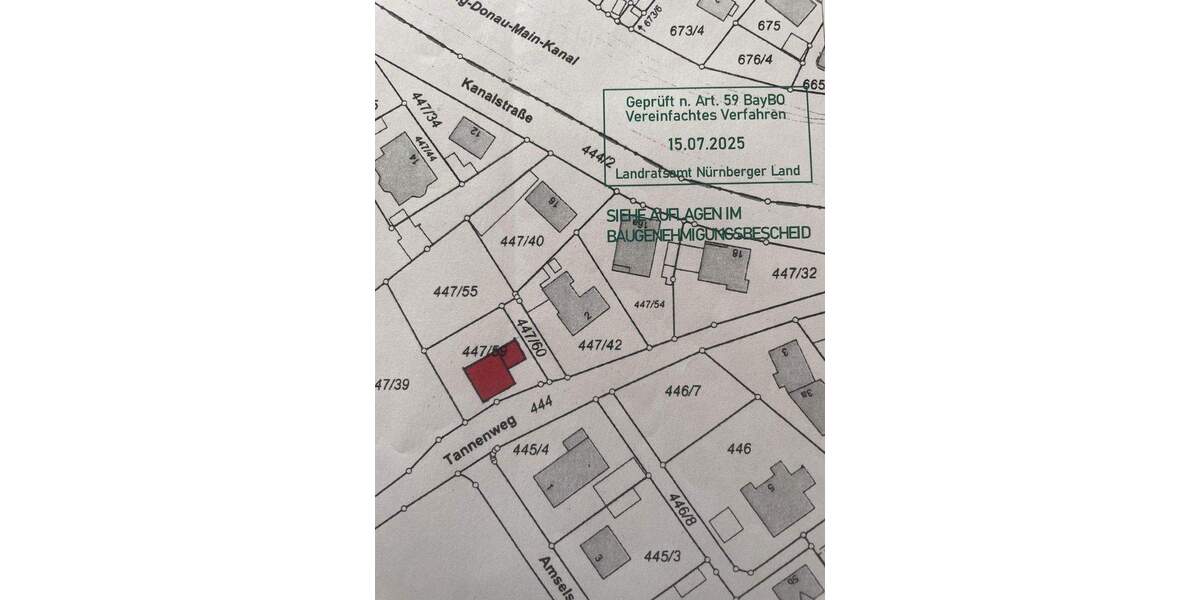 Grundstück Schwarzenbruck/Pfeifferhütte Pfeifferhütte - 285.000&euro; | Angebot:25399787