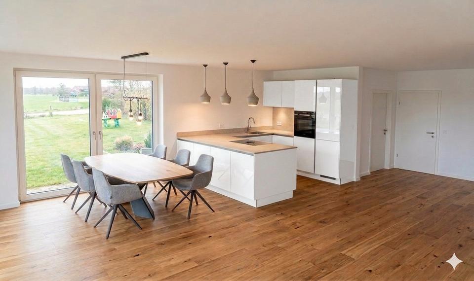 Doppelhaushälfte Nordhorn Bakelde - 4 Zimmer, 120 m&sup2;, 1.620&euro; | Angebot:26582084