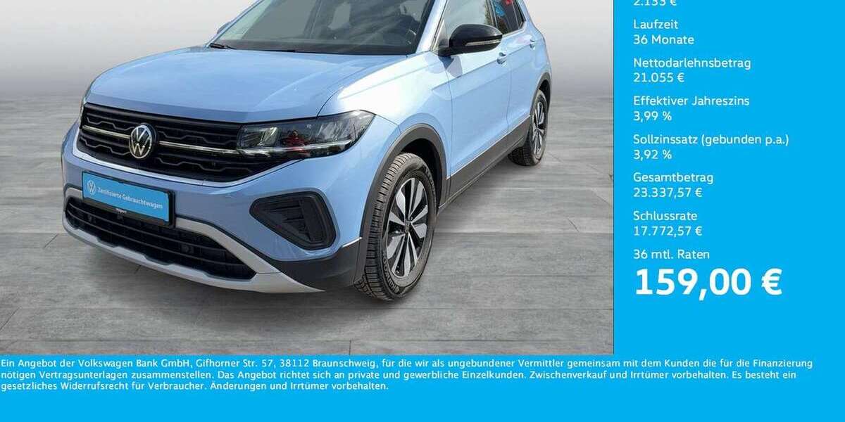 VW T-Cross 3.202 km 23.188 &euro; Unna 59423