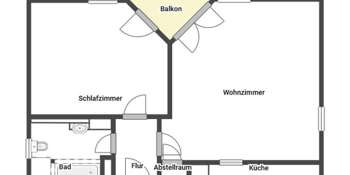 Helle 2 - ZKB-Wohnung mit Süd-Balkon, Tiefgarage & Außenstellplatz im Herzen von Aichach 2 zimmer