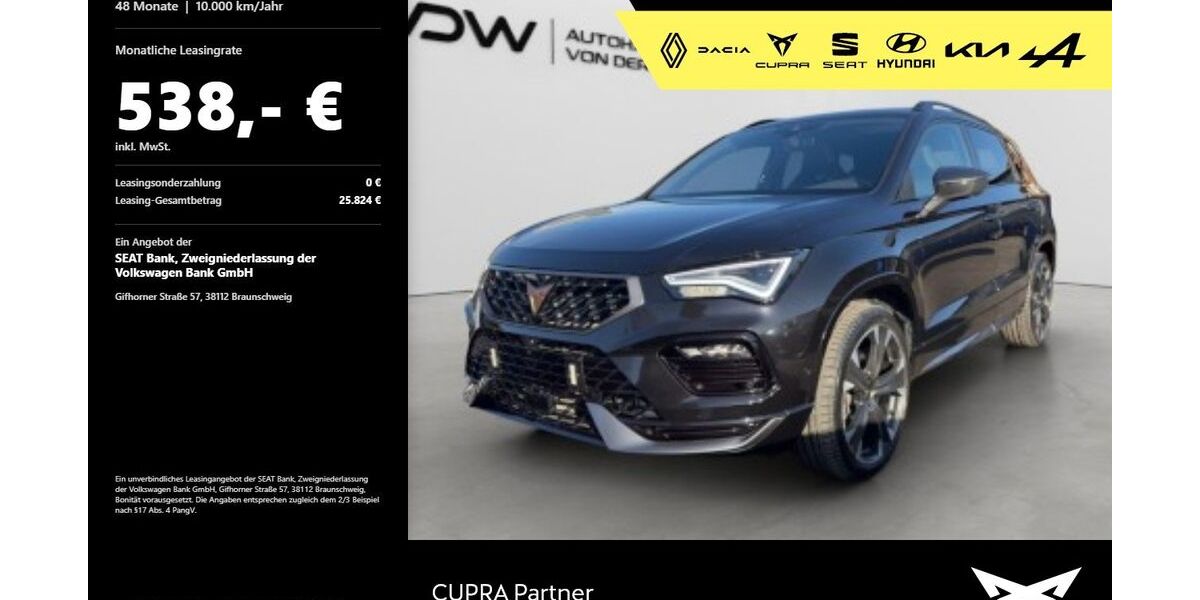 Cupra Ateca 23.900 km 33.480 &euro; Mosbach 74821