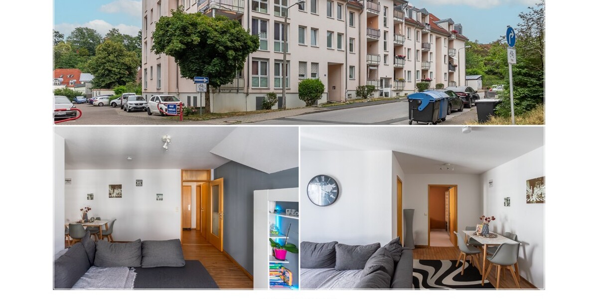 Komm rein, die Küche ist schon da, Stadtmitte und ruhig - Etagenwohnung Suhl | Angebot:27200823