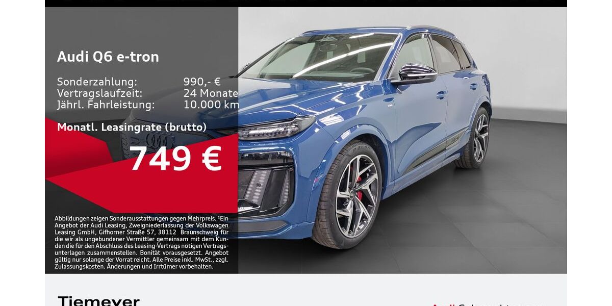 Audi Q6 e-tron 15.570 km 68.850 &euro; Bochum 44809
