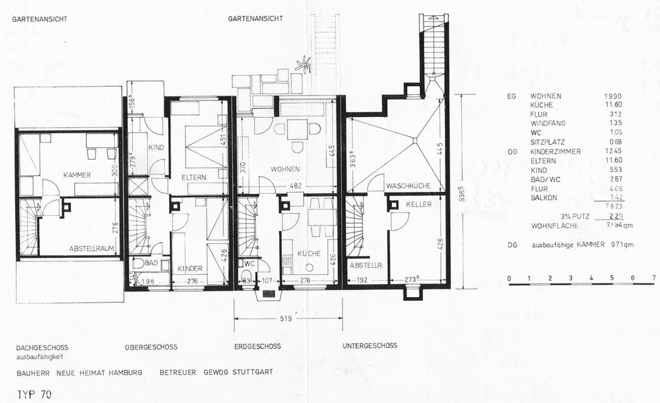 Reihenhaus Esslingen am Neckar Pliensauvorstadt - 4 Zimmer, 88 m&sup2;, 395.000&euro; | Angebot:26287713