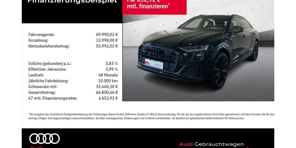 Audi Q8 77.244 km 68.890 &euro; Rostock 18059