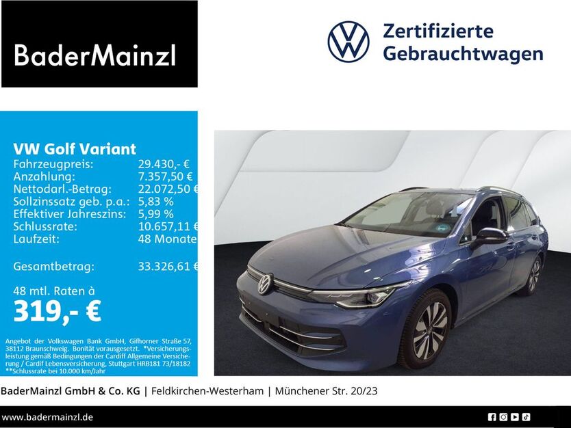 VW Golf 18.600 km 29.430 € Feldkirchen/Westerham 83620