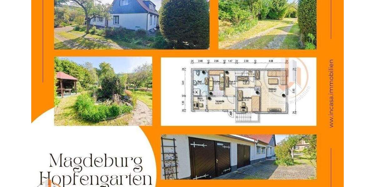 Doppelhaushälfte Magdeburg Hopfengarten - 4 Zimmer, 95 m&sup2;, 199.000&euro; | Angebot:25676986