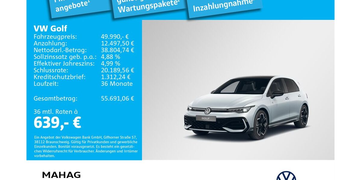 VW Golf 3.000 km 49.990 &euro; Dachau 85221