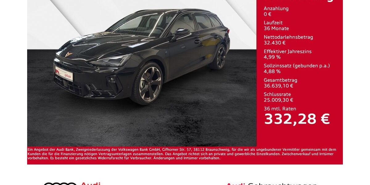 Cupra Leon 1.050 km 31.930 &euro; Giessen 35394