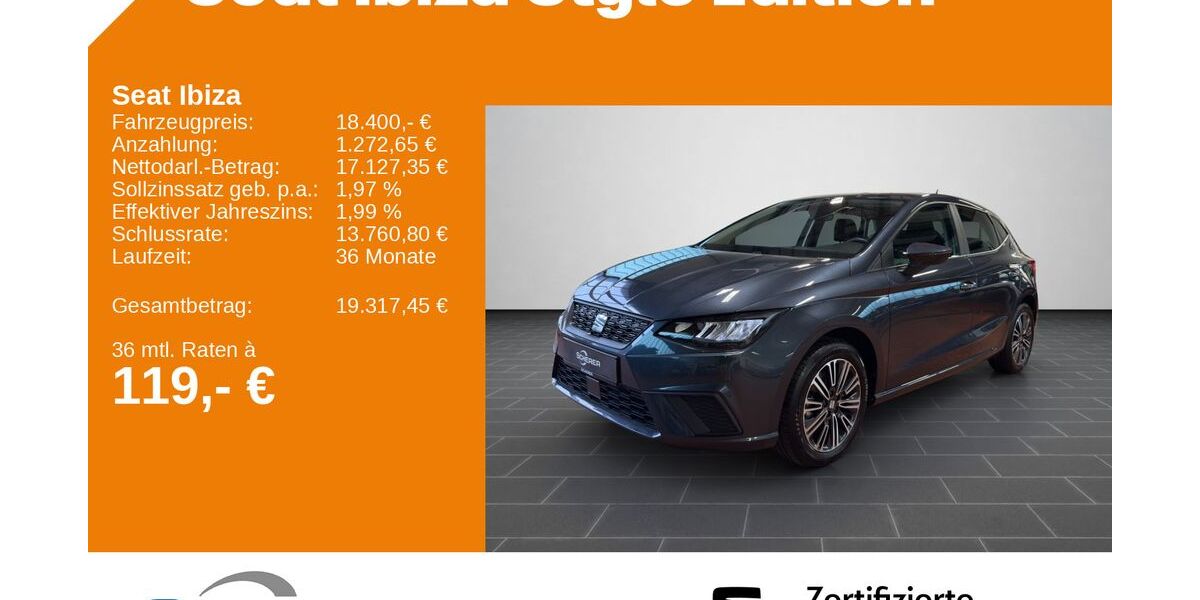 Seat Ibiza 16.405 km 17.400 &euro; Kaiserslautern 67657
