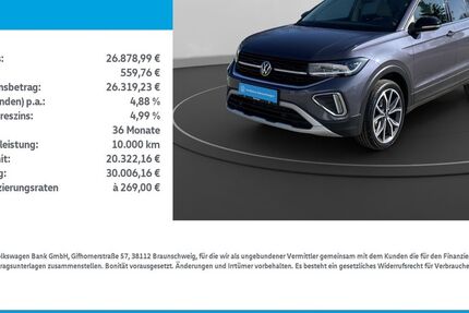 VW T-Cross 7.100 km 26.879 &euro; Mühlhausen/Thüringen 99974