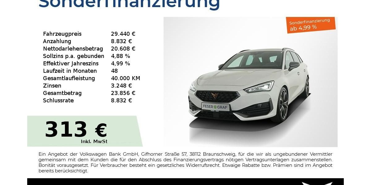 Cupra Leon 19.980 km 29.440 &euro; Nürnberg 90441