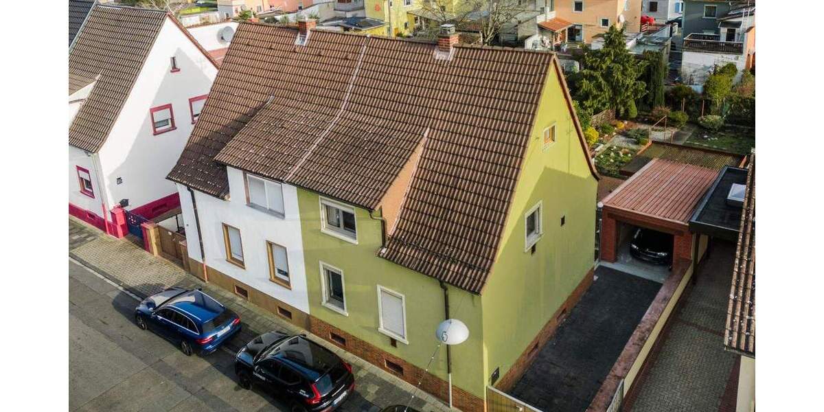 Doppelhaushälfte mit großzügigem Grundstück - Entwicklungspotenzial in ruhiger Lage von Oppau 6 zimmer