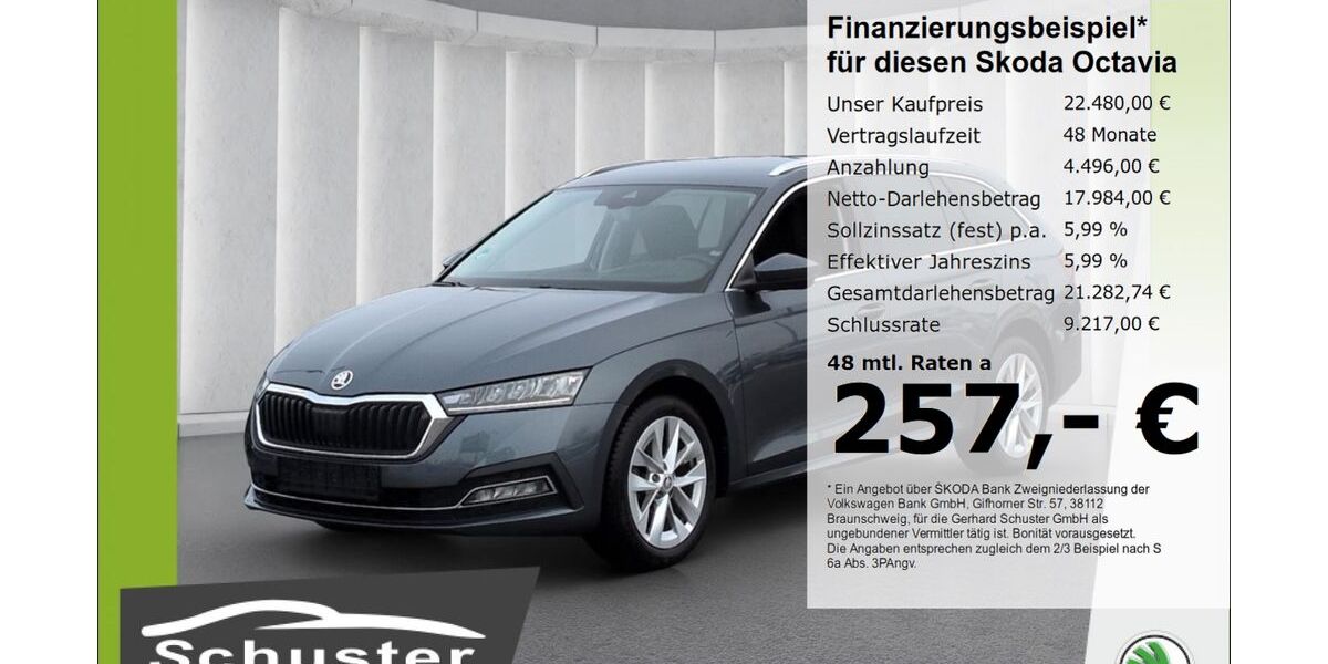 Skoda Octavia 72.137 km 22.480 &euro; Ruhstorf 94099