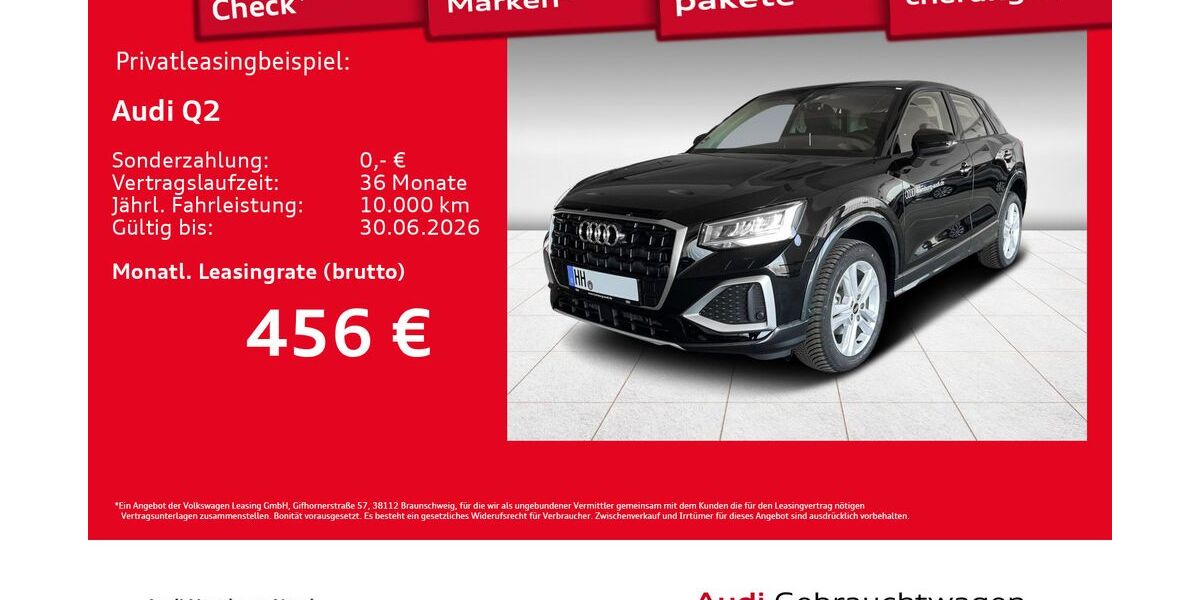 Audi Q2 1.890 km 32.920 &euro; Hamburg 22419