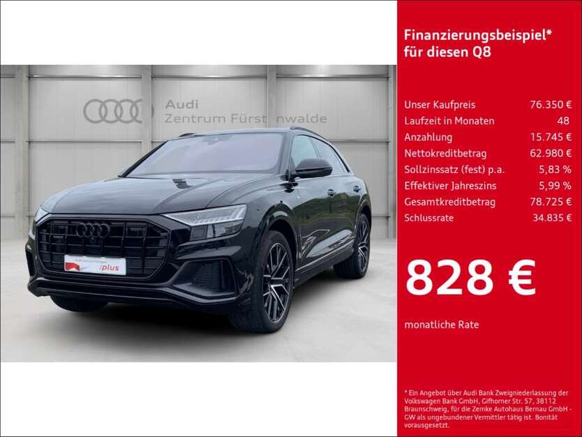 Audi Q8 22.479 km 76.350 € Bernau 16321