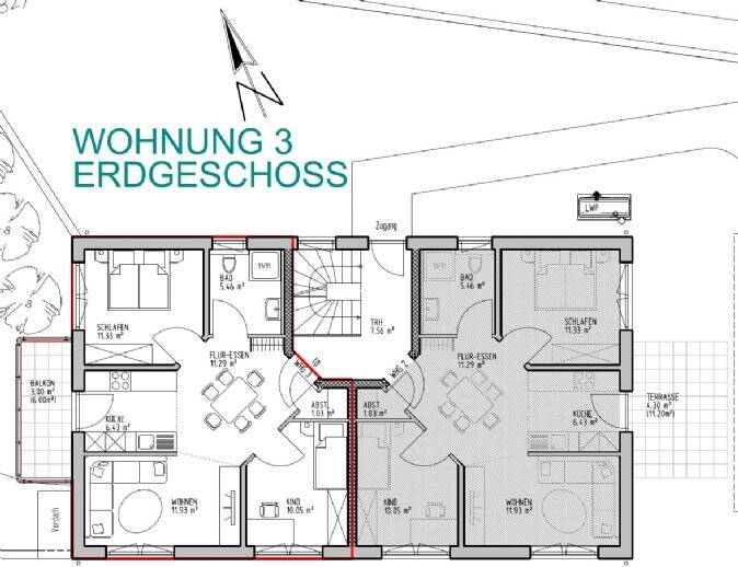Etagenwohnung Murrhardt / Fornsbach Fornsbach - 3 Zimmer, 60 m&sup2;, 272.000&euro; | Angebot:25822234