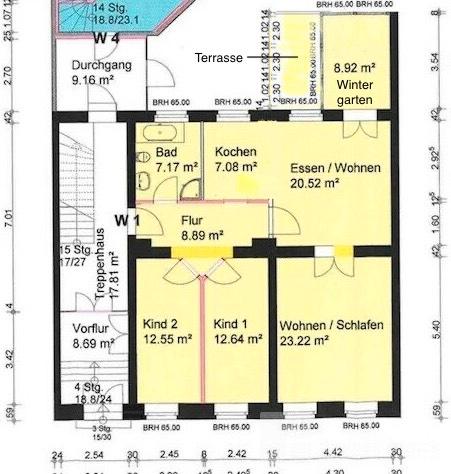 Erdgeschoßwohnung Schwerin - 3.5 Zimmer, 104 m&sup2;, 1.290&euro; | Angebot:26350922