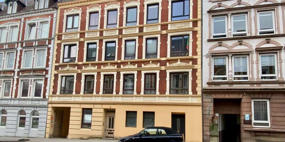 Etagenwohnung Flensburg Altstadt - 3 Zimmer, 53 m&sup2;, 110.000&euro; | Angebot:25499634