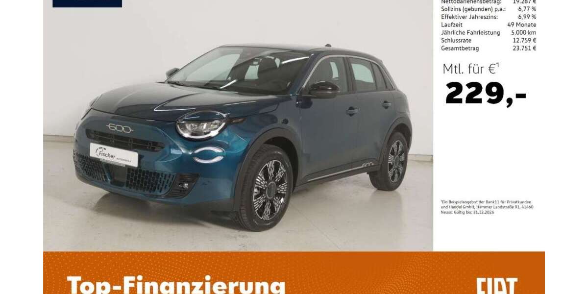 Fiat 600 7.347 km 20.480 &euro; Pilsach 92367