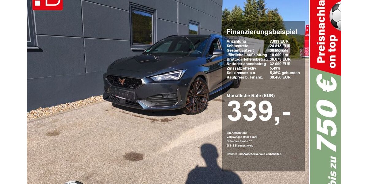 Cupra Leon 34.250 km 39.450 &euro; Riedenburg 93339