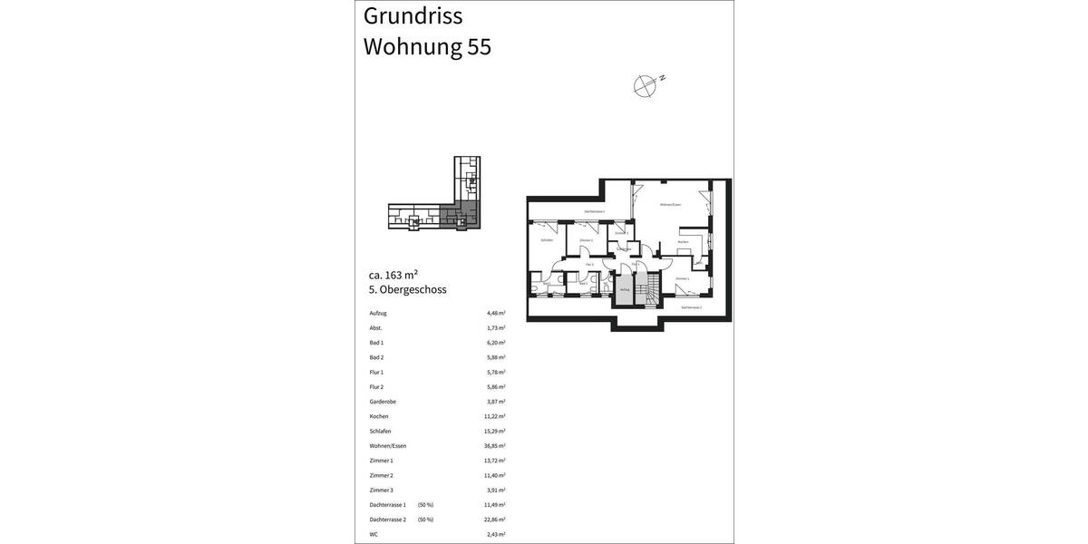 Etagenwohnung Offenbach am Main Bürgel - 5 Zimmer, 146 m&sup2;, 699.000&euro; | Angebot:25747473