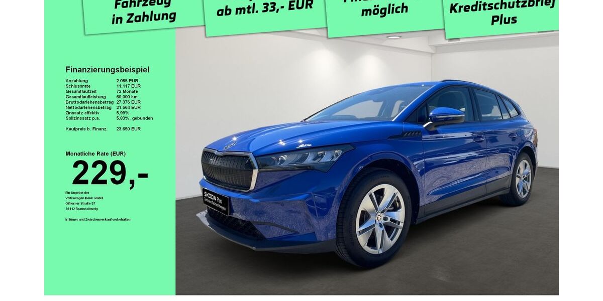 Skoda Enyaq 22.470 km 23.650 &euro; Wangen im Allgäu 88239