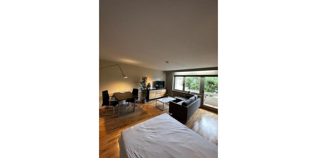 Voll möblierte 1-Zimmer-Wohnung (38 m²) mit Balkon & Stellplatz 1 zimmer