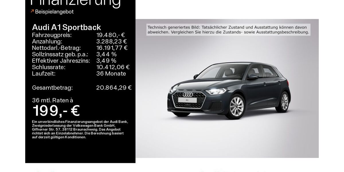 Audi A1 26.704 km 19.480 &euro; Hofheim 65719