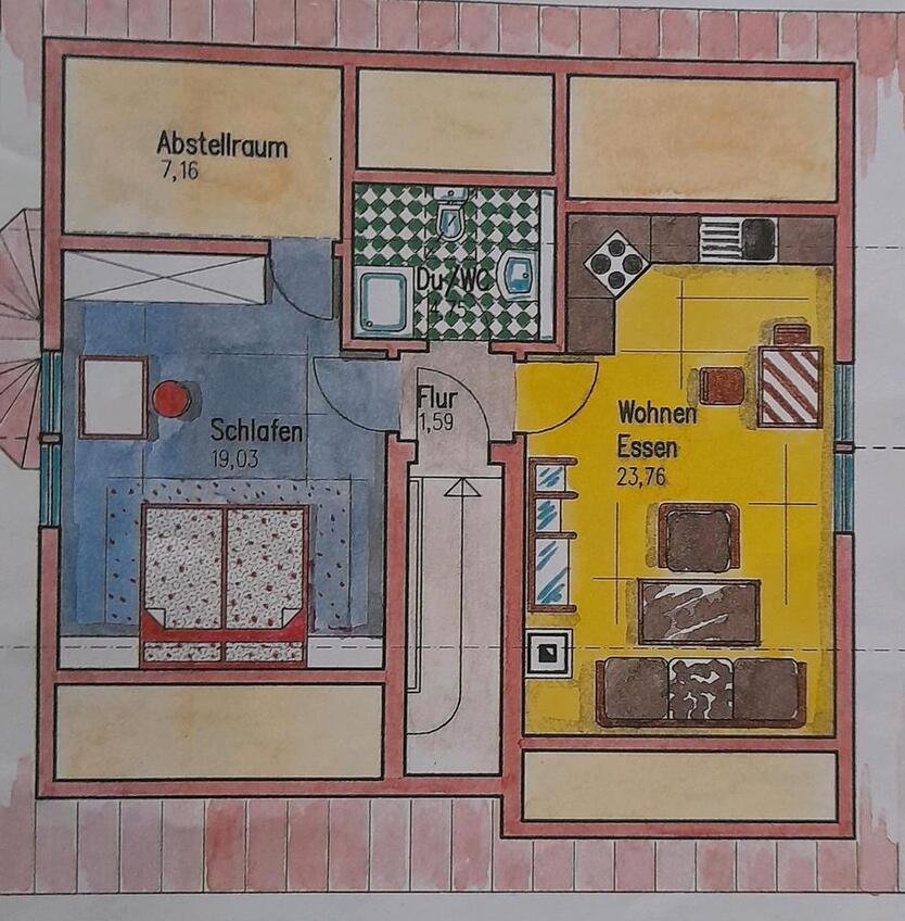 Dachgeschoss Wohnung in Heringsdorf ot Gothen zimmer