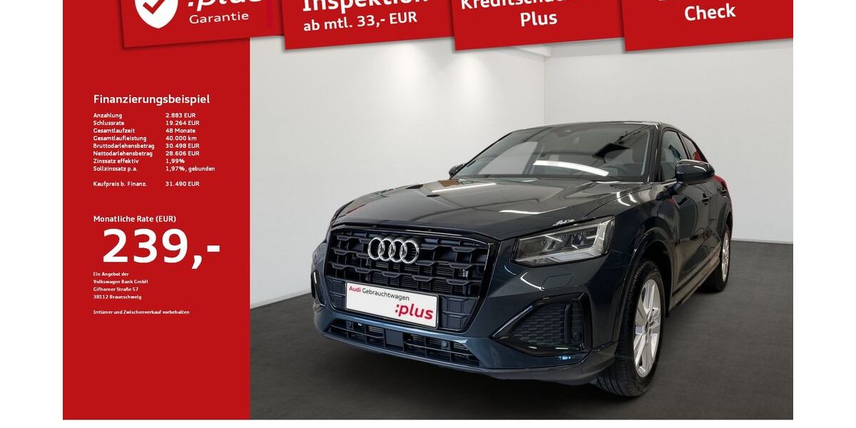 Audi Q2 2.970 km 31.110 &euro; Kempten 87435