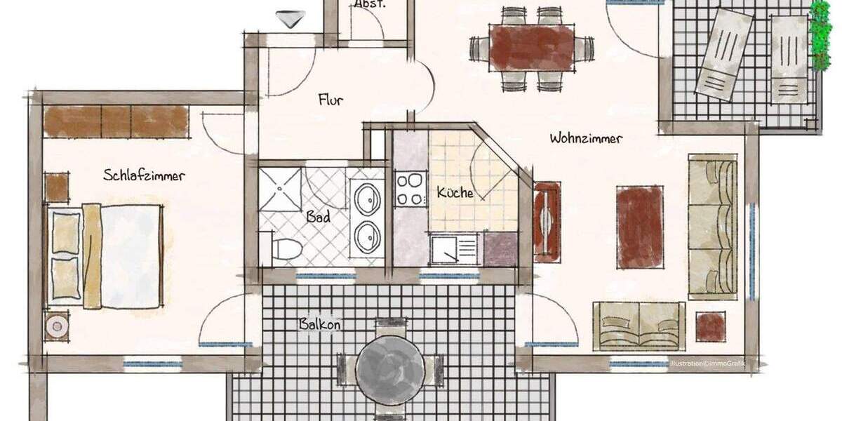 Etagenwohnung Bischofswiesen - 2 Zimmer, 67 m&sup2;, 325.000&euro; | Angebot:25675719