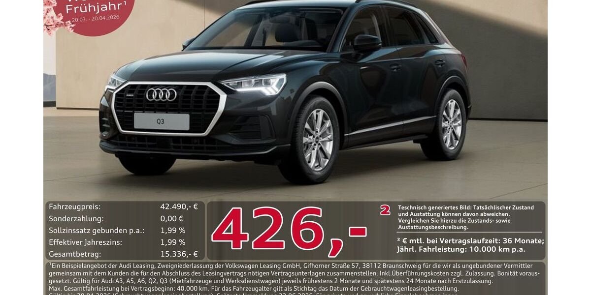 Audi Q3 16.707 km 42.490 &euro; Ingolstadt 85057
