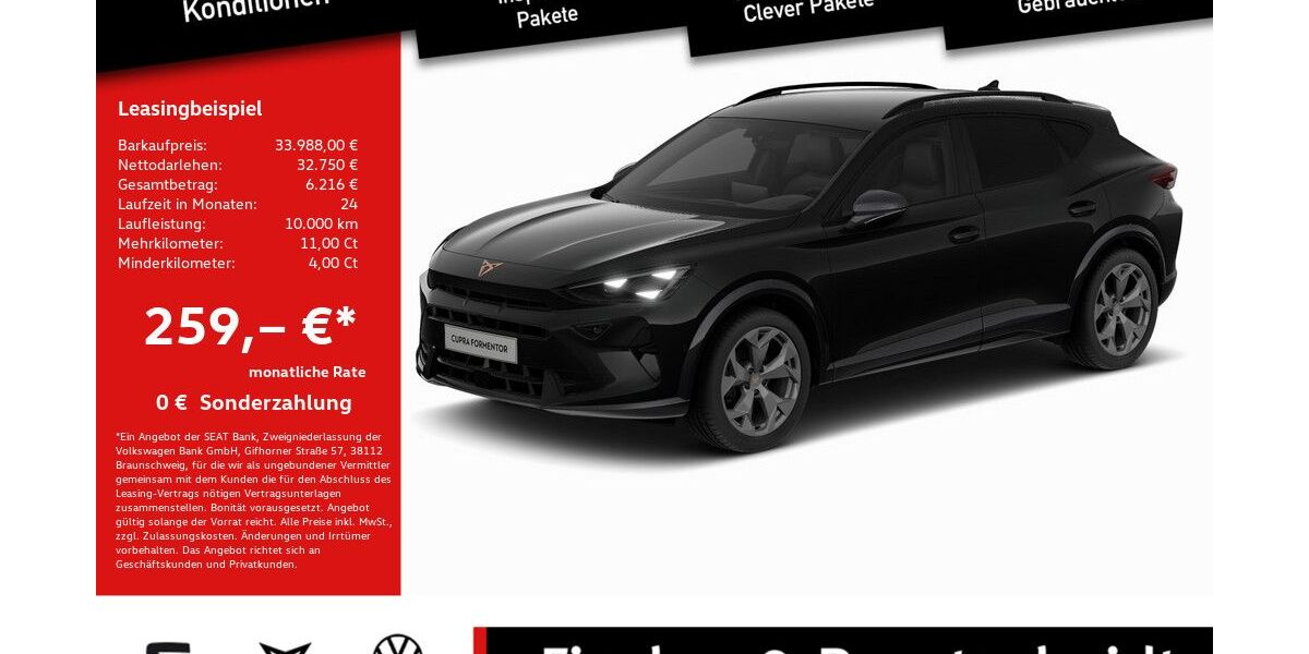 Cupra Formentor 26.902 km 33.988 &euro; Lohmar 53797