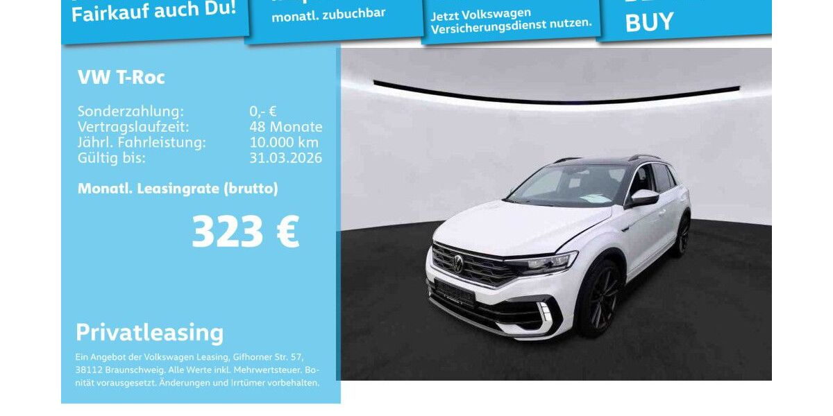 VW T-Roc 33.351 km 31.492 &euro; Mannheim 68309