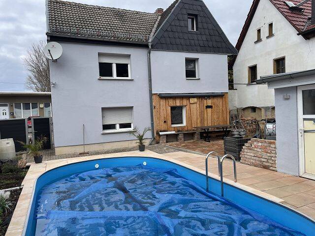 Erschwingliches EFH schnell beziehbar und großem PoolBK ideal für Ihre Familie - Einfamilienhaus Altenburg Zetzscha | Angebot:26489503