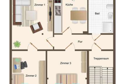 Wohnung Rostock - 3 Zimmer, 78 m&sup2;, 324.000&euro; | Angebot:26501666