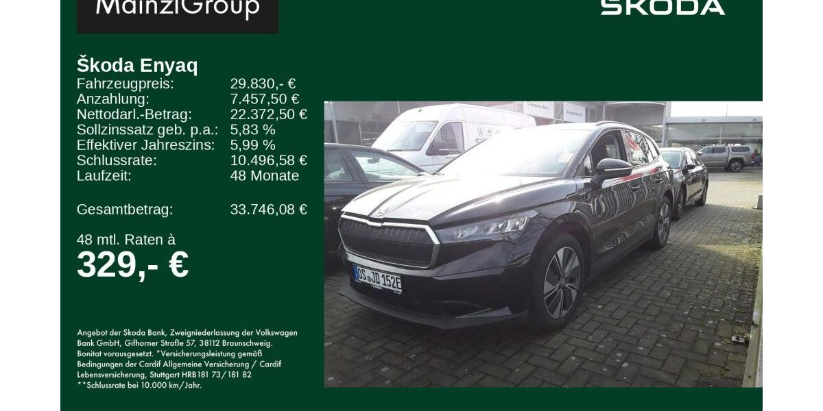 Skoda Enyaq 19.500 km 29.830 &euro; Feldkirchen/Westerham 83620